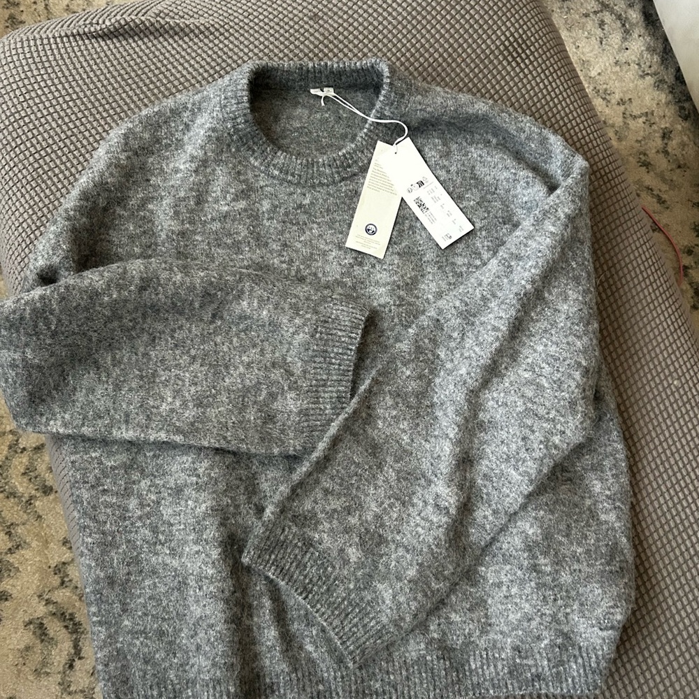 Arket wool alpaca crewneck sweater